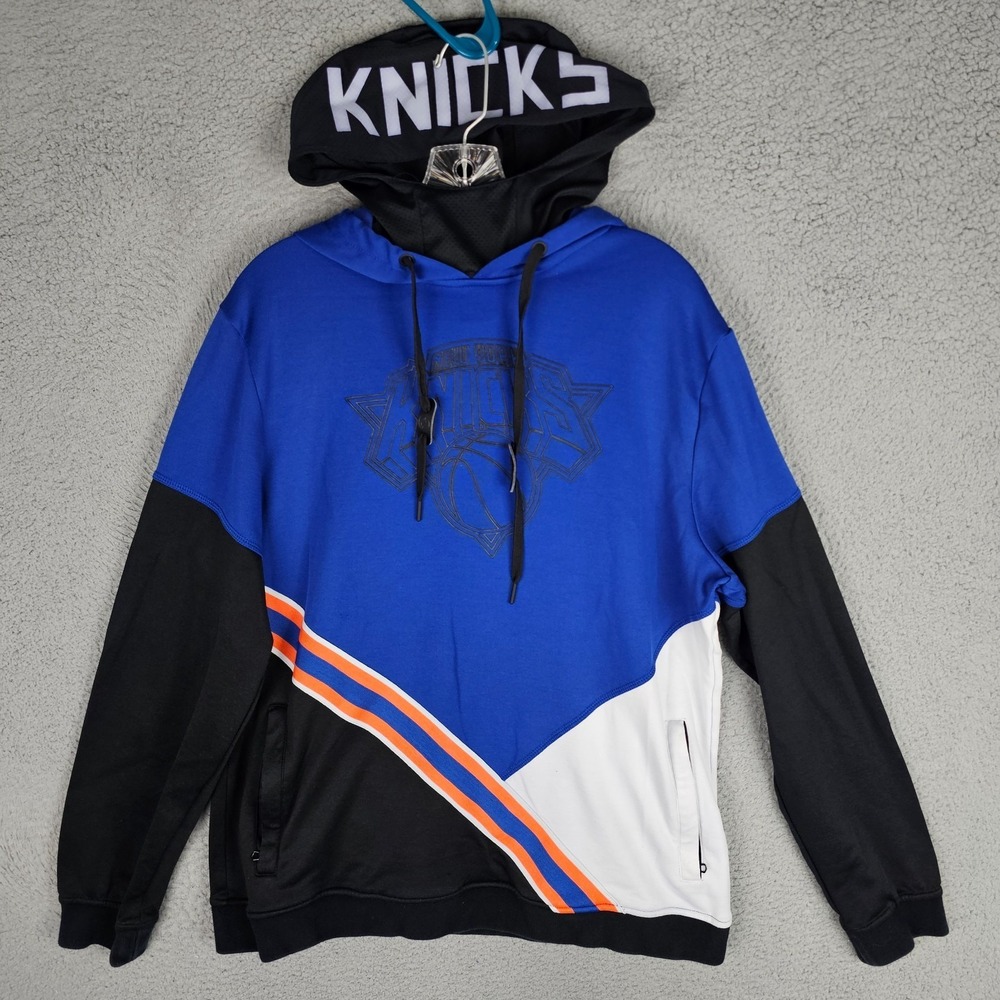 New York Knicks Hoodie Mens‎ L FISLL NBA Basketball Sports Long Sleeve Pullover